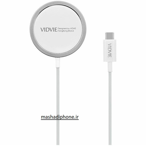 شارژر وایرلس آیفون VIDVIE WLC1405 15w تایوان