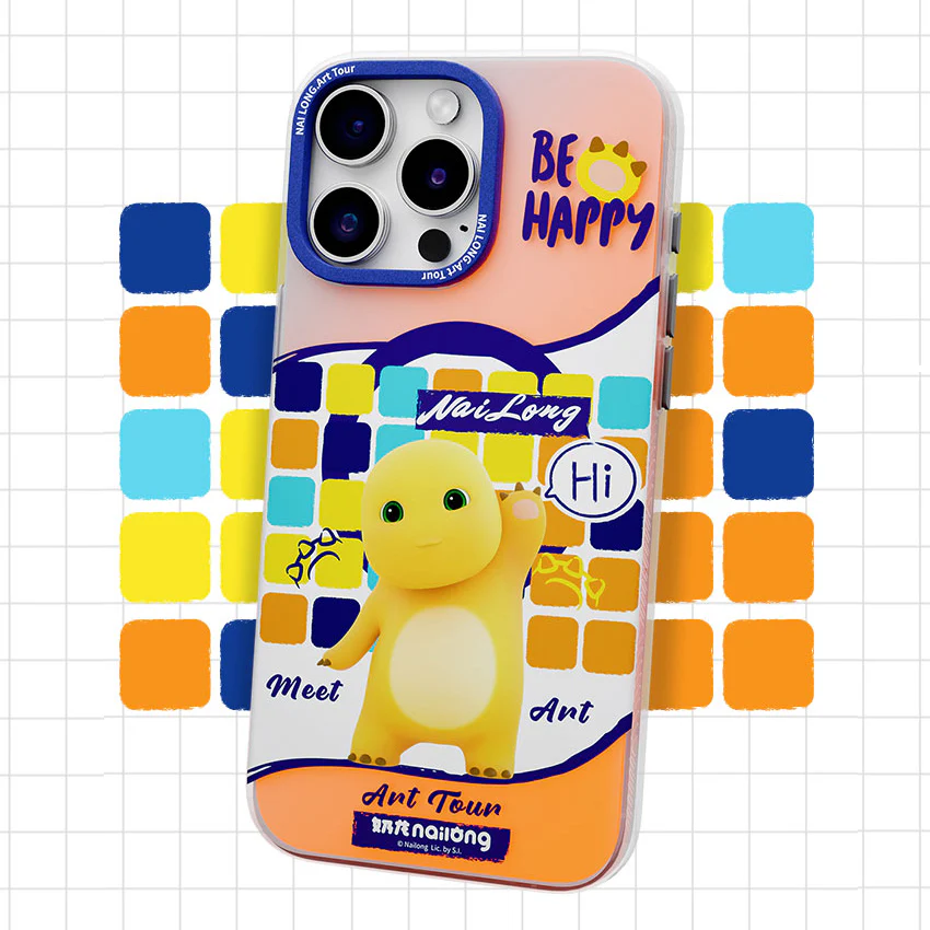 قاب گوشی Raptic مدل Aramid Skin برای iPhone 16 Pro Max – طرح Be Happy